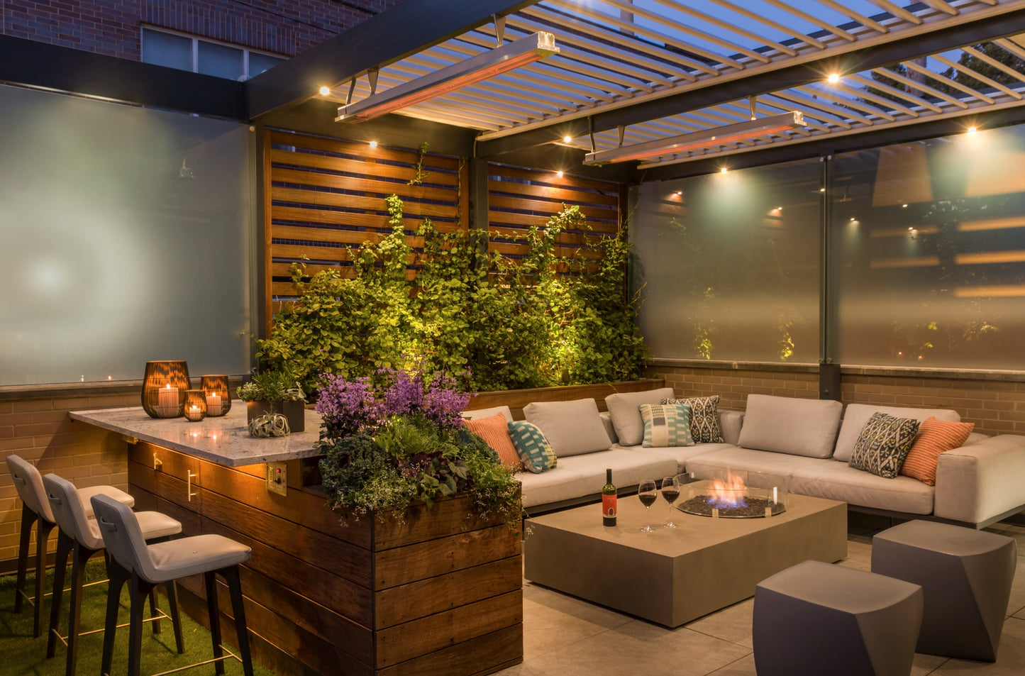 Package: 4 x 4kW infrared heater SL Series - with Panel