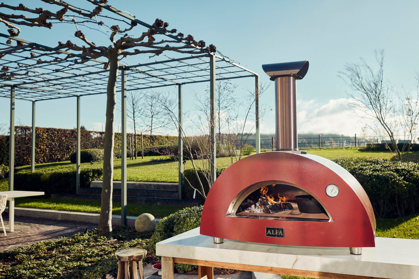 Alfa Moderno 2 Pizze Wood-Fired Pizza Oven