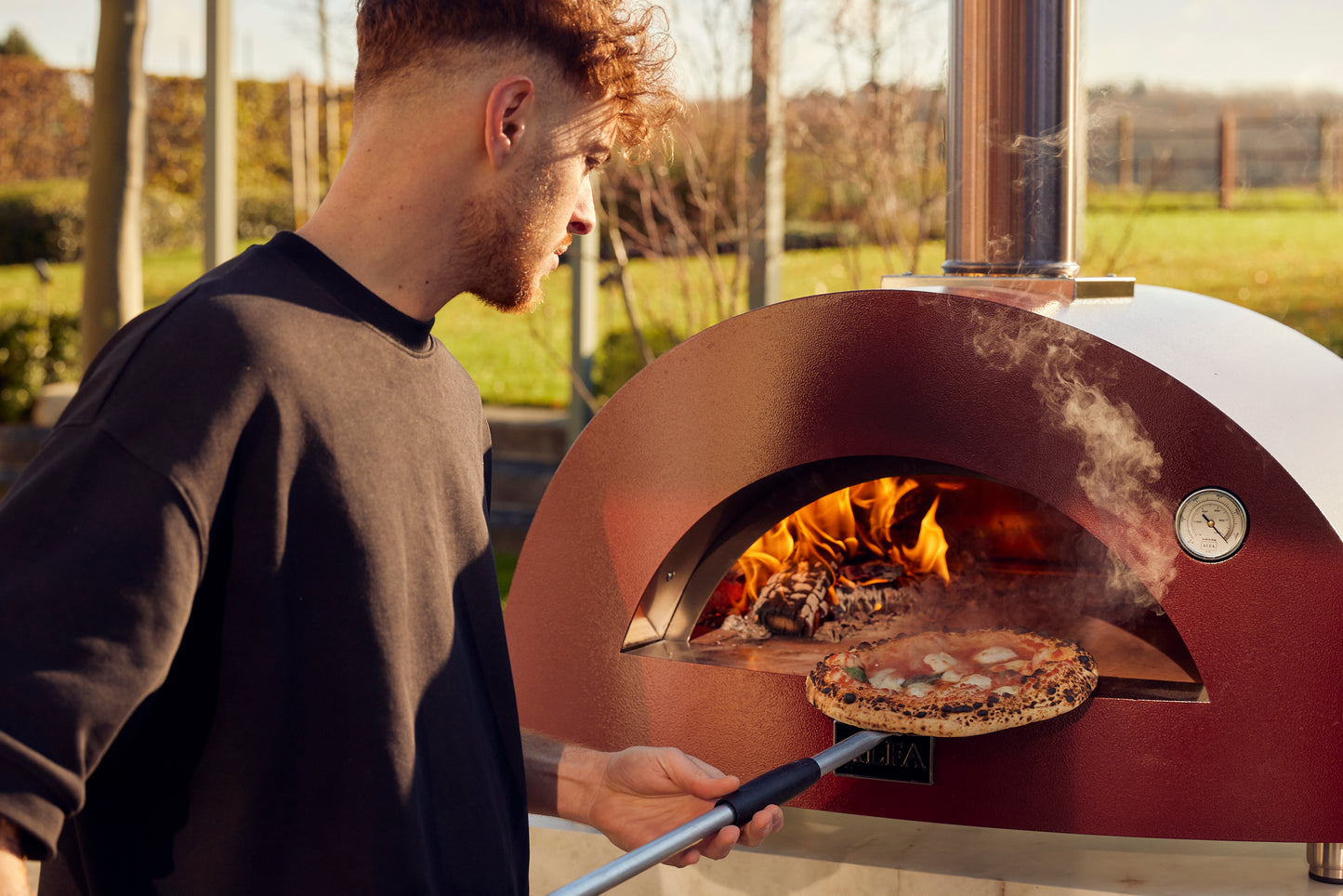 Alfa Moderno 2 Pizze Wood-Fired Pizza Oven