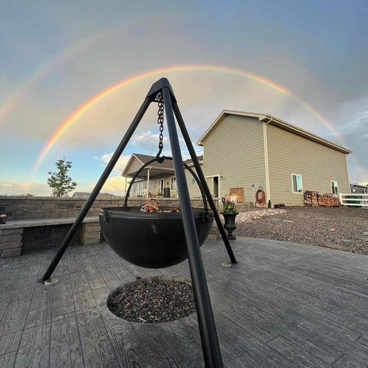 Cowboy Cauldron Fire Pit - The Ranch Boss 42"