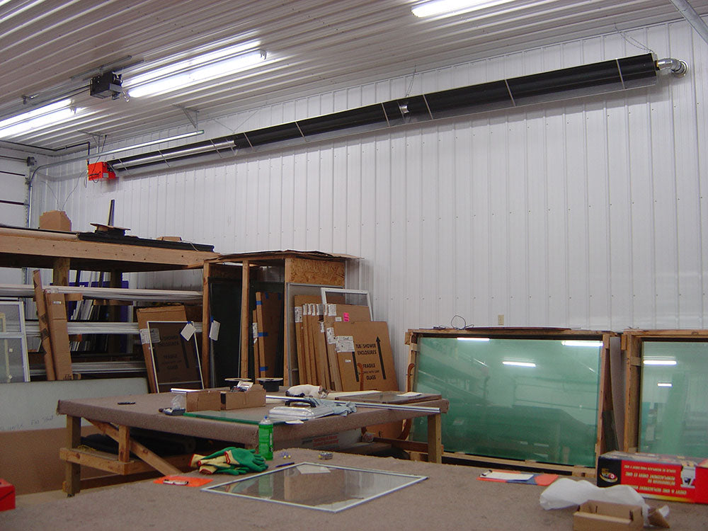 duraSchwank S/S Burner Housing Tube Heater: 110,000 Btuh NG