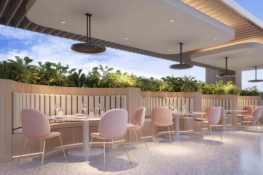 Bromic Eclipse Smart Heat Electric Twin Pole Heater