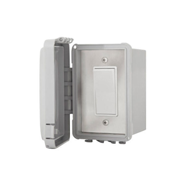 Electric Heater Switch Single - Surface Mount C/W Weatherproof Gang Box And Cover