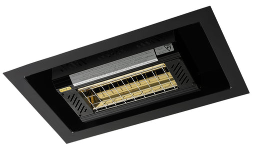 Solaira ICR Series H1 Trim Kit (2000/1500W Model) for recess applic. Black