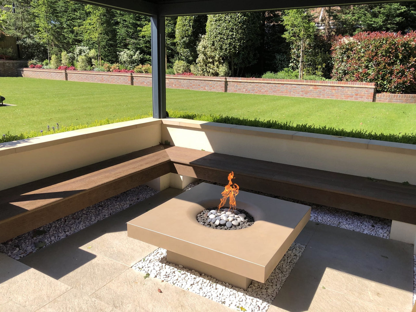 Solus Elevated Halo Fire Table