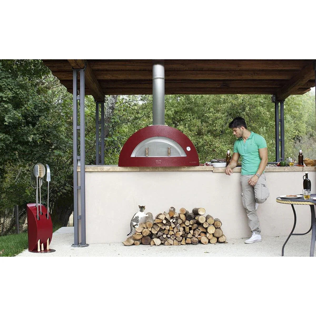 Alfa Moderno Allegro Wood-Fired Pizza Oven