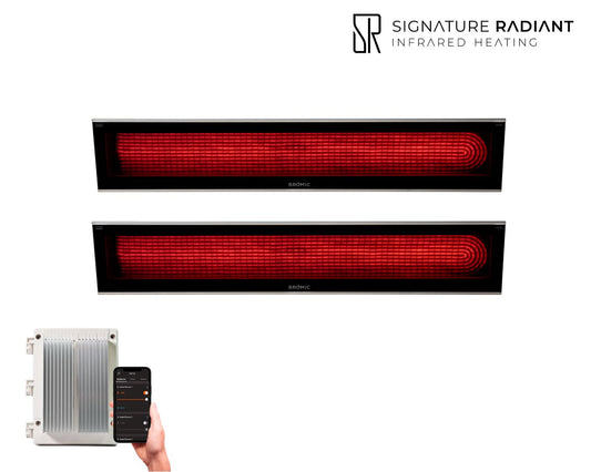 Package: 2 x 4 500W Bromic Platinum with dimmer control panel