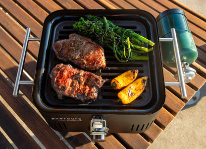 Everdure CUBE Proflame 360 Portable Gas Grill With Roasting Hood