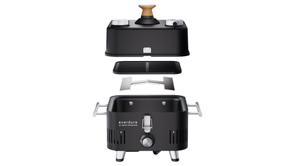 Everdure CUBE Proflame 360 Portable Gas Grill With Roasting Hood