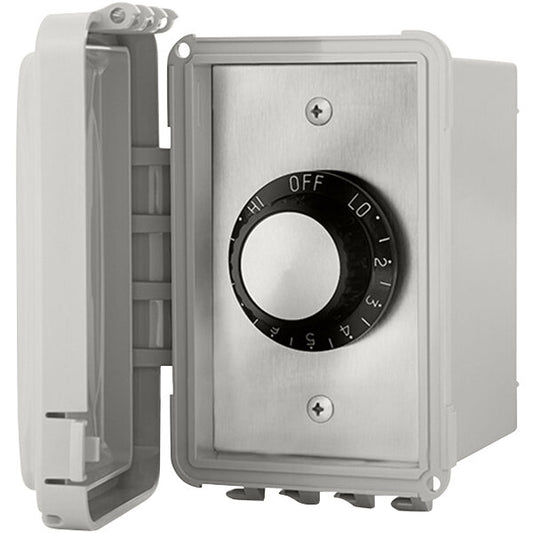 Electric Heater Switch Single - ON/OFF 120V Surface Mount c/w Weatherproof Gang Box and Cover