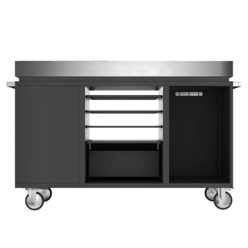 Everdure Pizza Oven Outdoor Preparation Stand - Main view of the premium radiant heating product