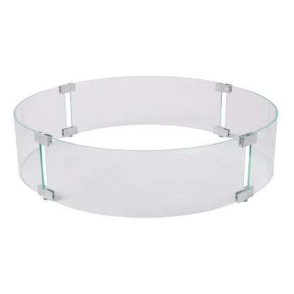 Glass Wind Guard For Infinity, Tao & Avalon- 30" Round (GWS-30R)