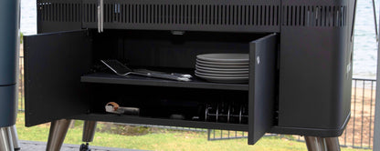 Everdure HUB 54-Inch Charcoal Grill with Rotisserie & Electronic Ignition