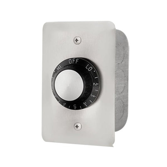Electric Heater INF Input Regulator: Single - Flush Mount c/w S/S Wall Plate and Deep Gang Box