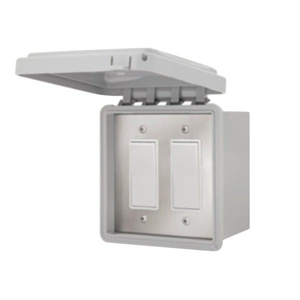 JM-4415-XX Schwank Electric Heater Switch Dual - Flush Mount C/W Weatherproof Cover