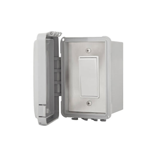 Electric Heater Switch Single - Surface Mount C/W Weatherproof Gang Box And Cover