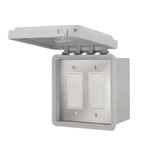 JM-4425-XX Schwank Electric Heater Switch Dual - Surface Mount C/W Weatherproof Gang Box And Cover