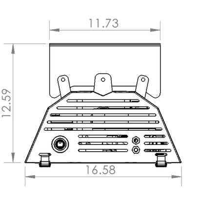 phantomSchwank STP Ceilling MOUNTING KIT, 0 DEGREE, 10 FT TUBE