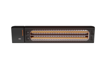 eSchwank Ghost Series Electric Infrared Heater: Black Aluminum, 4000W; 208V/240V~1P; 43.25" Length