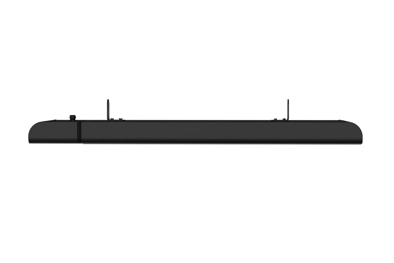 eSchwank Ghost Series Electric Infrared Heater: Black Aluminum, 4000W; 208V/240V~1P; 43.25" Length