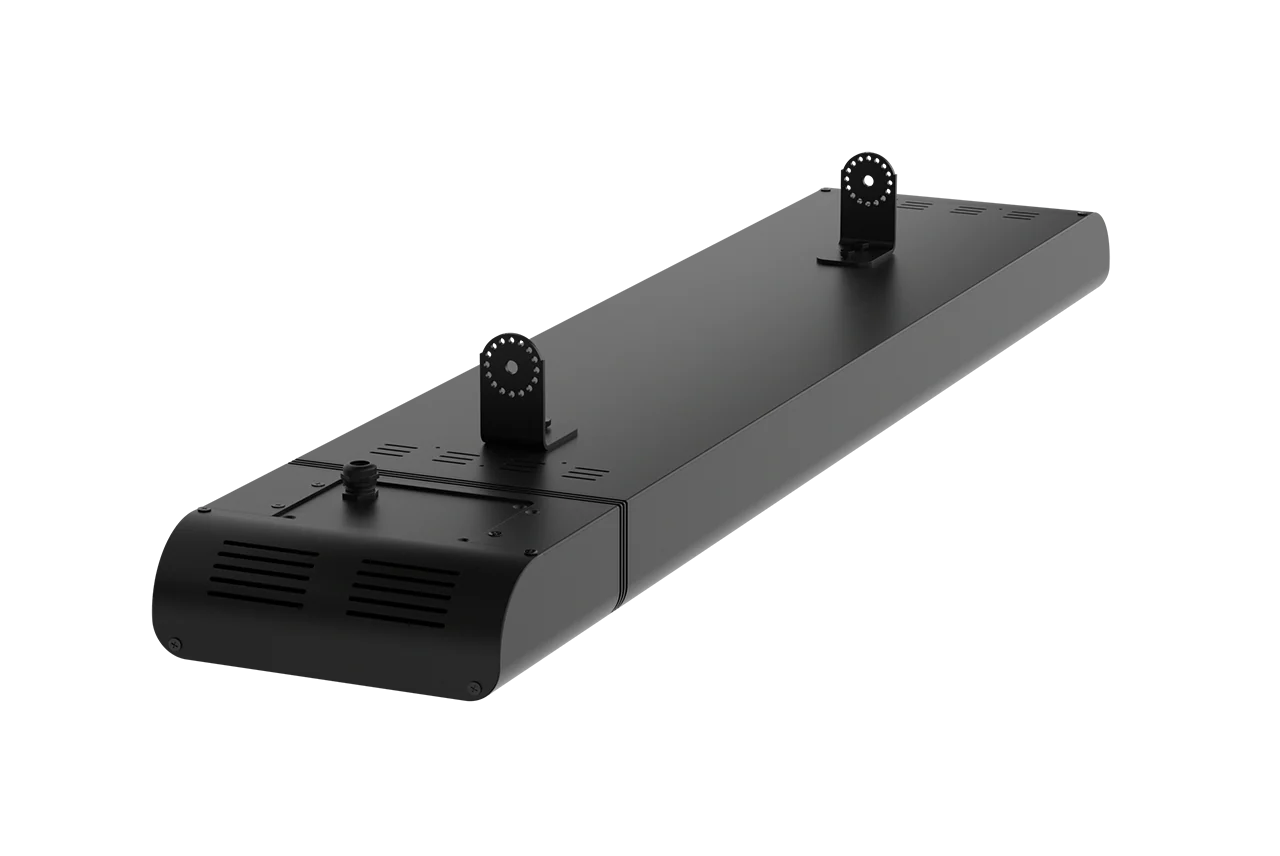 eSchwank Ghost Series Electric Infrared Heater: Black Aluminum, 4000W; 208V/240V~1P; 43.25" Length