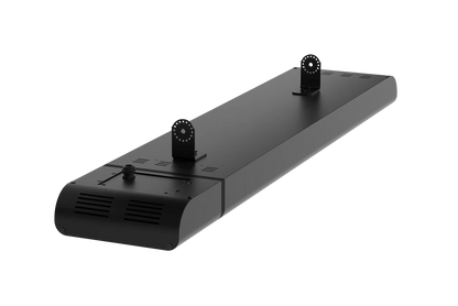eSchwank Ghost Series Electric Infrared Heater: Black Aluminum, 4000W; 208V/240V~1P; 43.25" Length