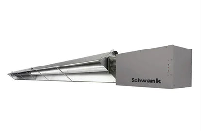 2-Stage Harsh Environ.Tube Htr: S/S Burner House + Aluminized Tube/Reflector; 155/110 MBH NG