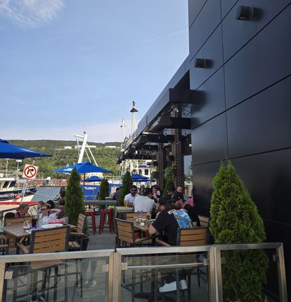 supremeSchwank 2352  Marine Grade S/S with Black Finish | 50/35,000 Btuh NG