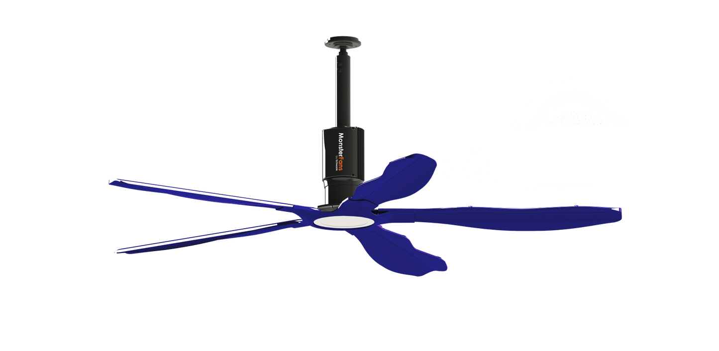 Schwank MonsterFans Style Series — Designer HVLS Fan with Controls & LED Light