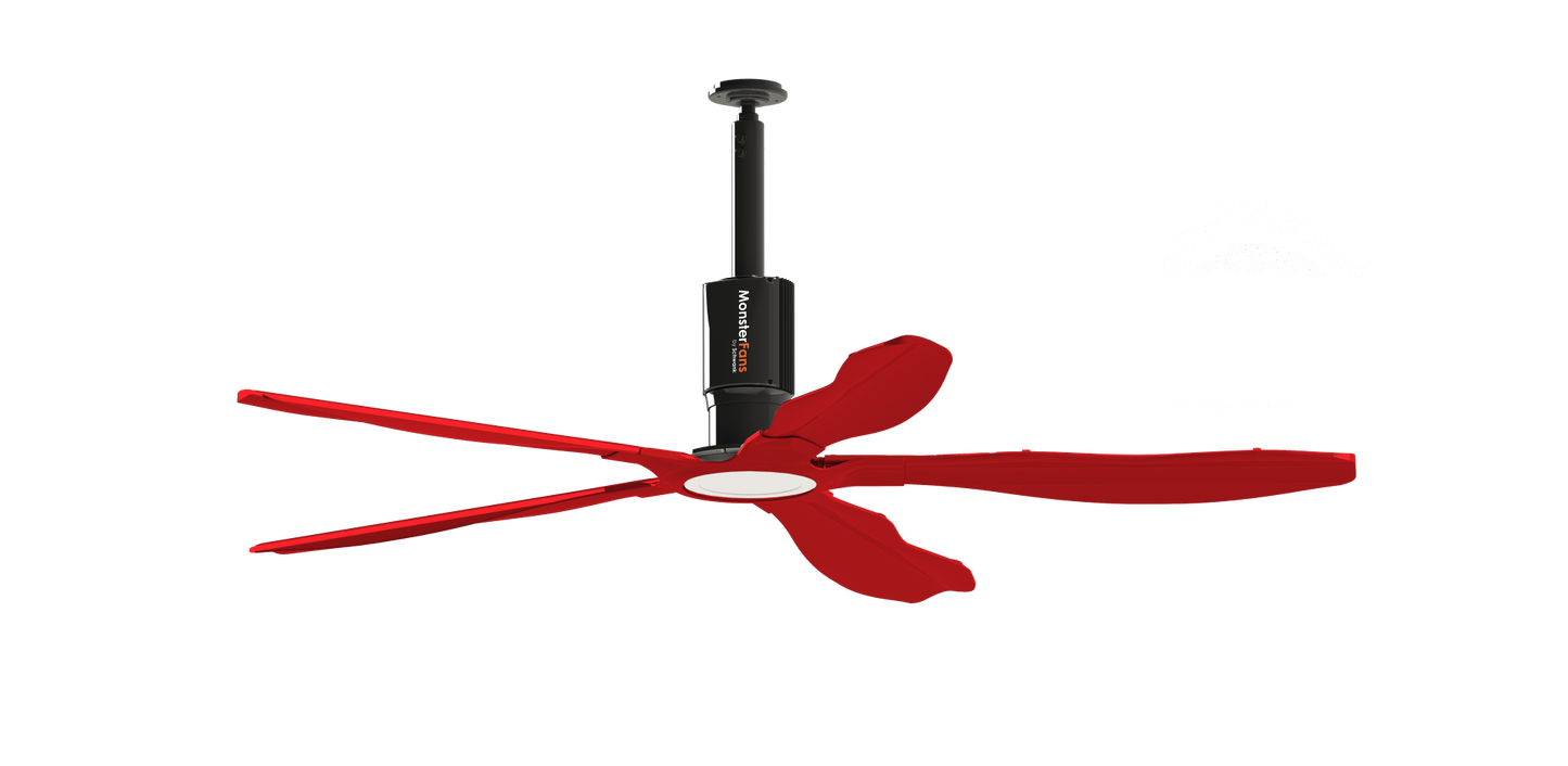 Schwank MonsterFans Style Series — Designer HVLS Fan with Controls & LED Light